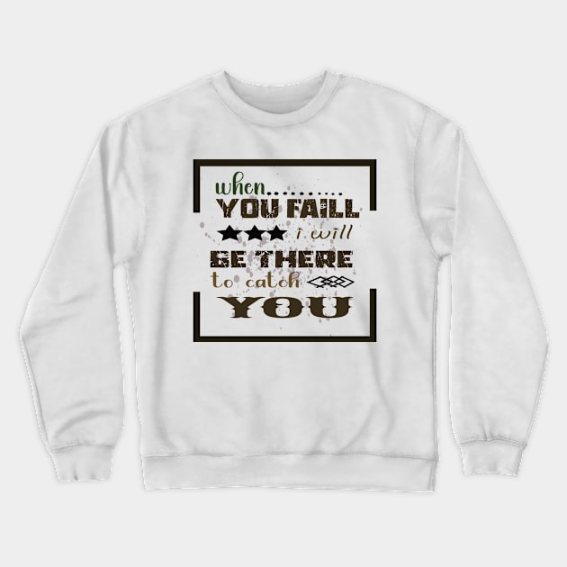 When you fail graphic t shirts 2023 Crewneck Sweatshirt by RASCREATION 